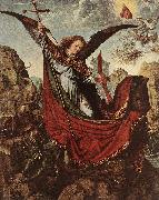 DAVID, Gerard Altarpiece of St Michael dfg oil on canvas
